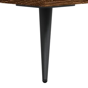 Schappenkast 34,5x32,5x90 cm bewerkt hout bruin eikenkleur 7