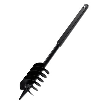 Grondboor met handvat 120 mm en verlengstukken 5 m (staal) 4