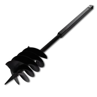 Grondboor met handvat 180 mm en verlengstukken 9 m (staal) 4