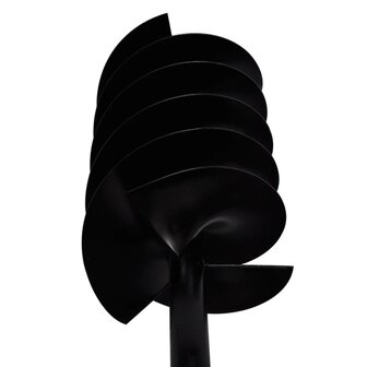 Grondboor met handvat 180 mm en verlengstukken 9 m (staal) 6