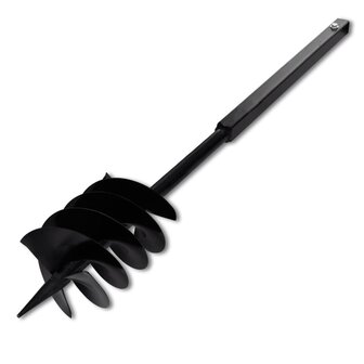 Grondboor met handvat 180 mm en verlengstukken 13 m (staal) 4