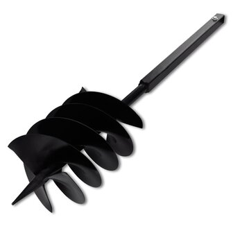 Grondboor met handvat 200 mm en verlengstukken 13 m (staal) 4
