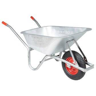 Kruiwagen 90 L 150 kg gegalvaniseerd staal en kunststof 1