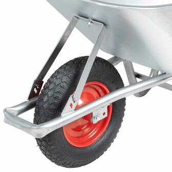 Kruiwagen 90 L 150 kg gegalvaniseerd staal en kunststof 5