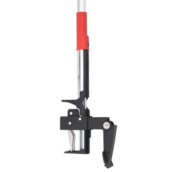 Onkruidsteker 99,5 cm geanodiseerd aluminium rood en zilver 4