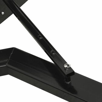 Sneeuwploeg voor heftruck 150x38 cm zwart 8
