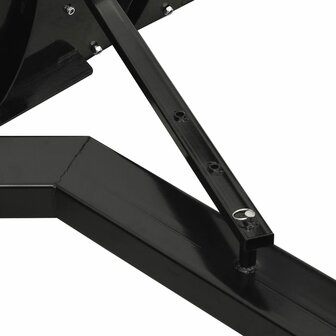 Sneeuwploeg voor heftruck 200x48 cm zwart 8