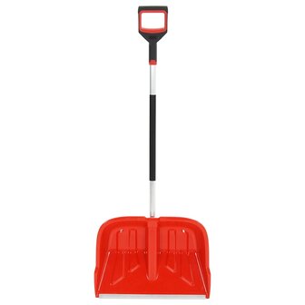 Sneeuwschep 136 cm aluminium rood 2