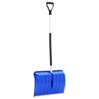 Sneeuwschep 145 cm aluminium blauw 4