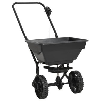 Strooiwagen duwmodel 15 L 92x46x70 cm PVC en staal 1