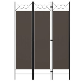 Kamerscherm met 3 panelen 120x180 cm antraciet 1