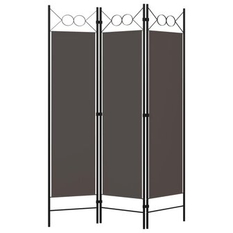Kamerscherm met 3 panelen 120x180 cm antraciet 2