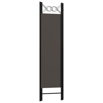 Kamerscherm met 3 panelen 120x180 cm antraciet 4