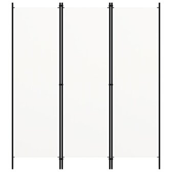 Kamerscherm met 3 panelen 150x180 cm wit 3