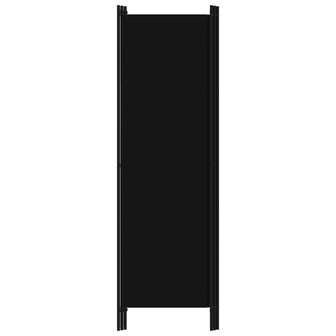 Kamerscherm met 3 panelen 150x180 cm zwart 4