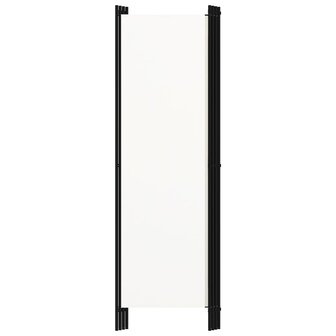Kamerscherm met 4 panelen 200x180 cm wit  4