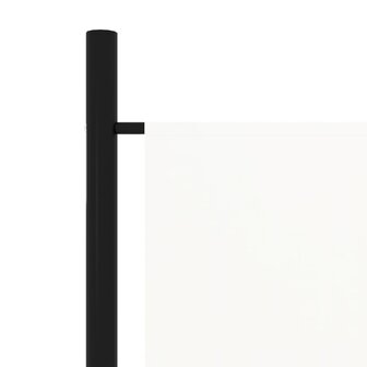 Kamerscherm met 6 panelen 300x180 cm wit  5