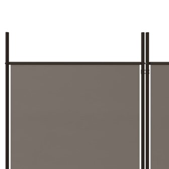 Kamerscherm met 3 panelen 150x200 cm stof antracietkleurig 7
