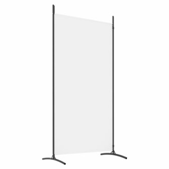  Kamerscherm met 2 panelen 175x180 cm stof wit 6