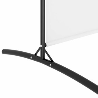  Kamerscherm met 2 panelen 175x180 cm stof wit 7