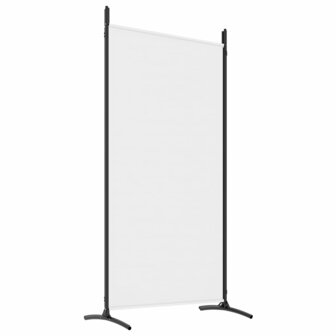 Kamerscherm met 4 panelen 346x180 cm stof wit 6
