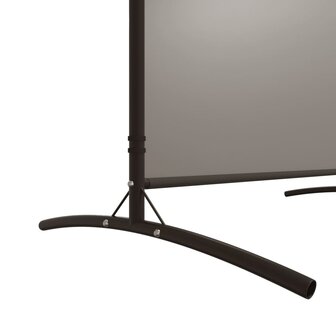 Kamerscherm met 4 panelen 346x180 cm stof antracietkleurig 7