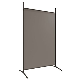 Kamerscherm met 2 panelen 346x180 cm stof antracietkleurig 6