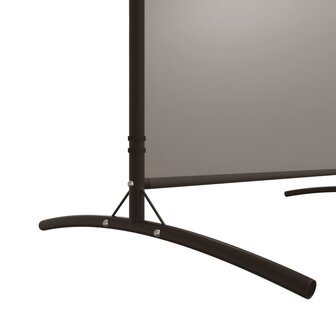 Kamerscherm met 2 panelen 346x180 cm stof antracietkleurig 7