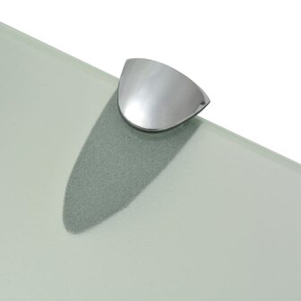 Zwevend schap 30x10 cm 8 mm glas 4