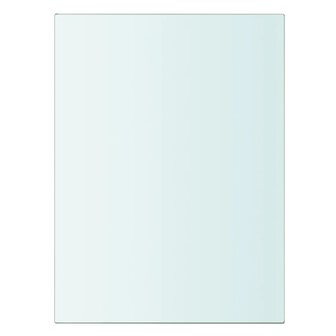 Wandschap transparant 20x15 cm glas 2