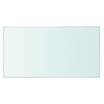 Wandschap transparant 30x12 cm glas 2