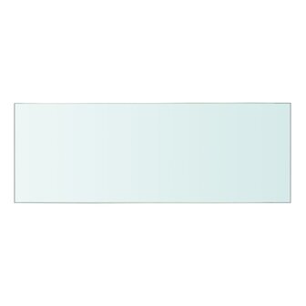 Wandschap transparant 40x12 cm glas 2