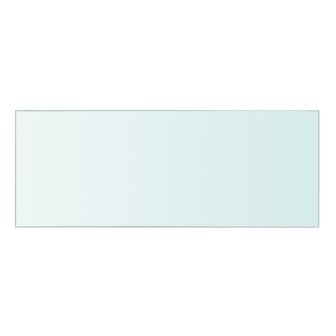 Wandschap transparant 40x15 cm glas 2