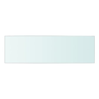 Wandschap transparant 50x15 cm glas 2