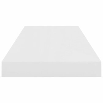 Wandschap zwevend 60x23,5x3,8 cm MDF hoogglans wit 5