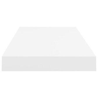 Wandschap zwevend 60x23,5x3,8 cm MDF wit 5