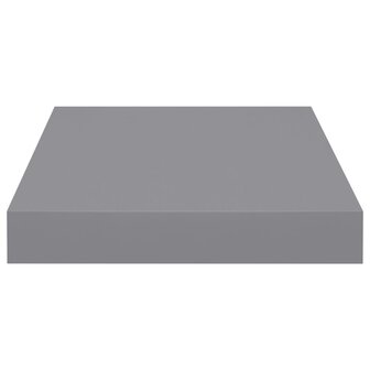 Wandschap zwevend 23x23,5x3,8 cm MDF grijs 4