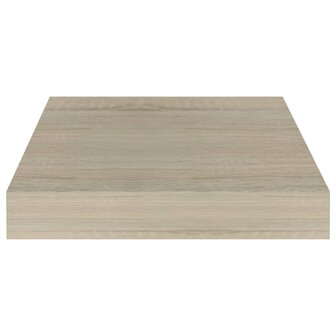 Wandschap zwevend 23x23,5x3,8 cm MDF eikenkleur 4