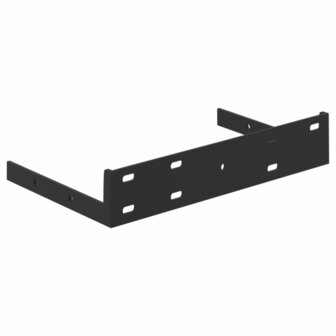 Wandschap zwevend 23x23,5x3,8 cm MDF eikenkleurig en wit 6