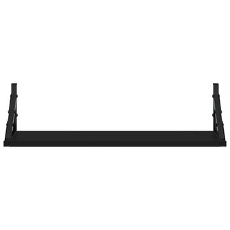 Wandschappen 2 st 60x15x15,5 cm zwart 5