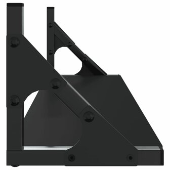 Wandschappen 2 st 60x15x15,5 cm zwart 6