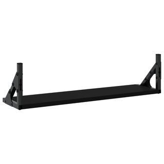 Wandschappen 2 st 60x15x15,5 cm zwart 7