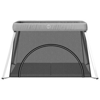 Babybox met matras linnen lichtgrijs 3