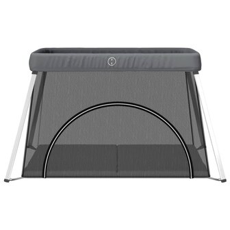 Babybox met matras linnen donkergrijs 3