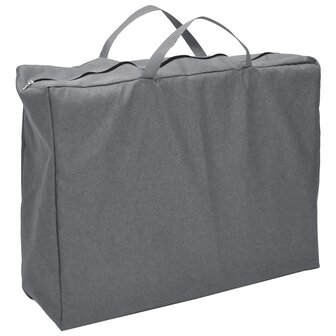 Babybox met matras linnen donkergrijs 8