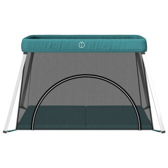 Babybox met matras linnen groen 3