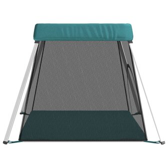 Babybox met matras linnen groen 5