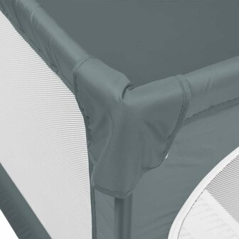 Babybox met 2 deuren oxford stof lichtgrijs 7