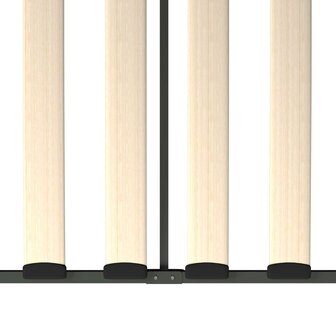 Bedbankframe metaal grijs 90x200 cm 7