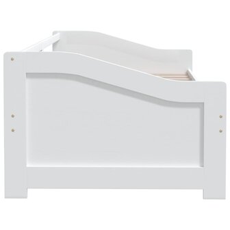 Bedbank 3-zits massief grenenhout 90x200 cm wit 6